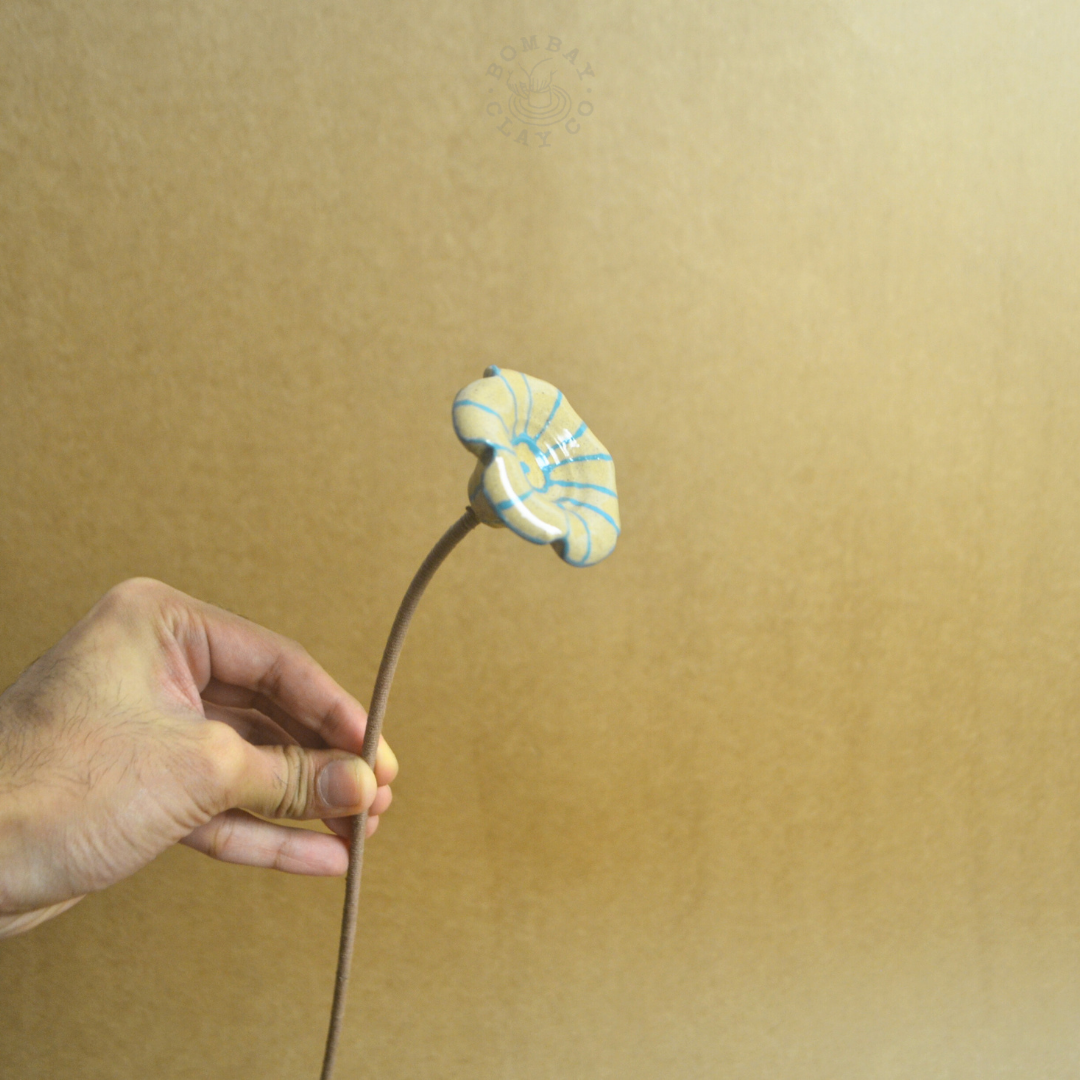 Objects On A Stick | Flower | Blue | #2