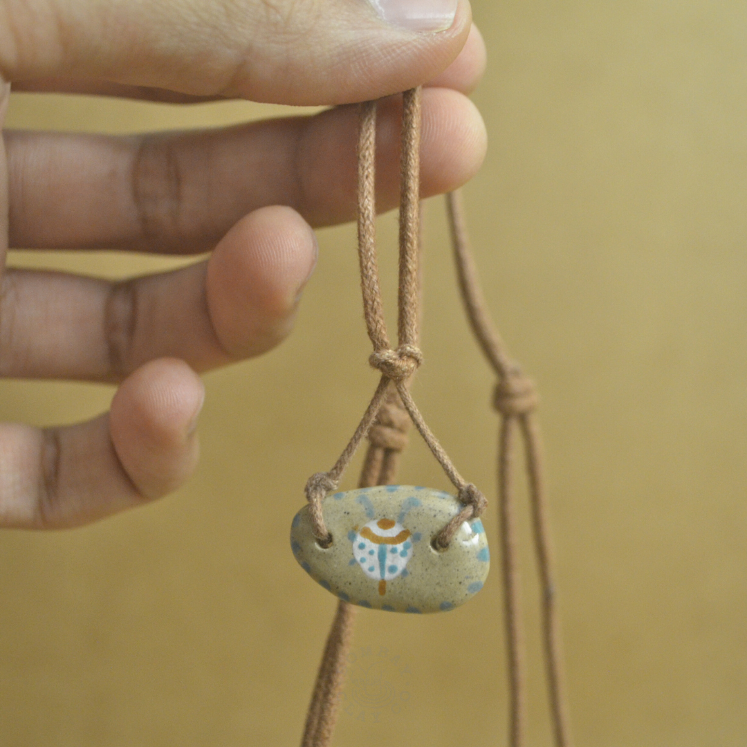 Necklace | Jungle Jam (Ladybird) | Brown-Blue |