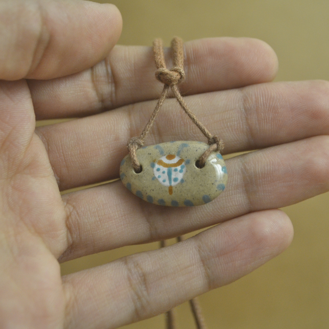 Necklace | Jungle Jam (Ladybird) | Brown-Blue |