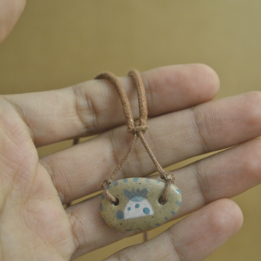 Necklace | Jungle Jam (Ladybird) | Brown-Blue |