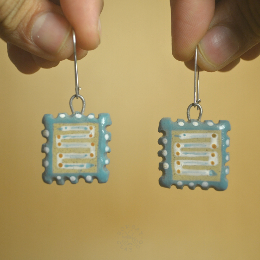 Earring | Jungle Jam (Snake) | Blue-Brown