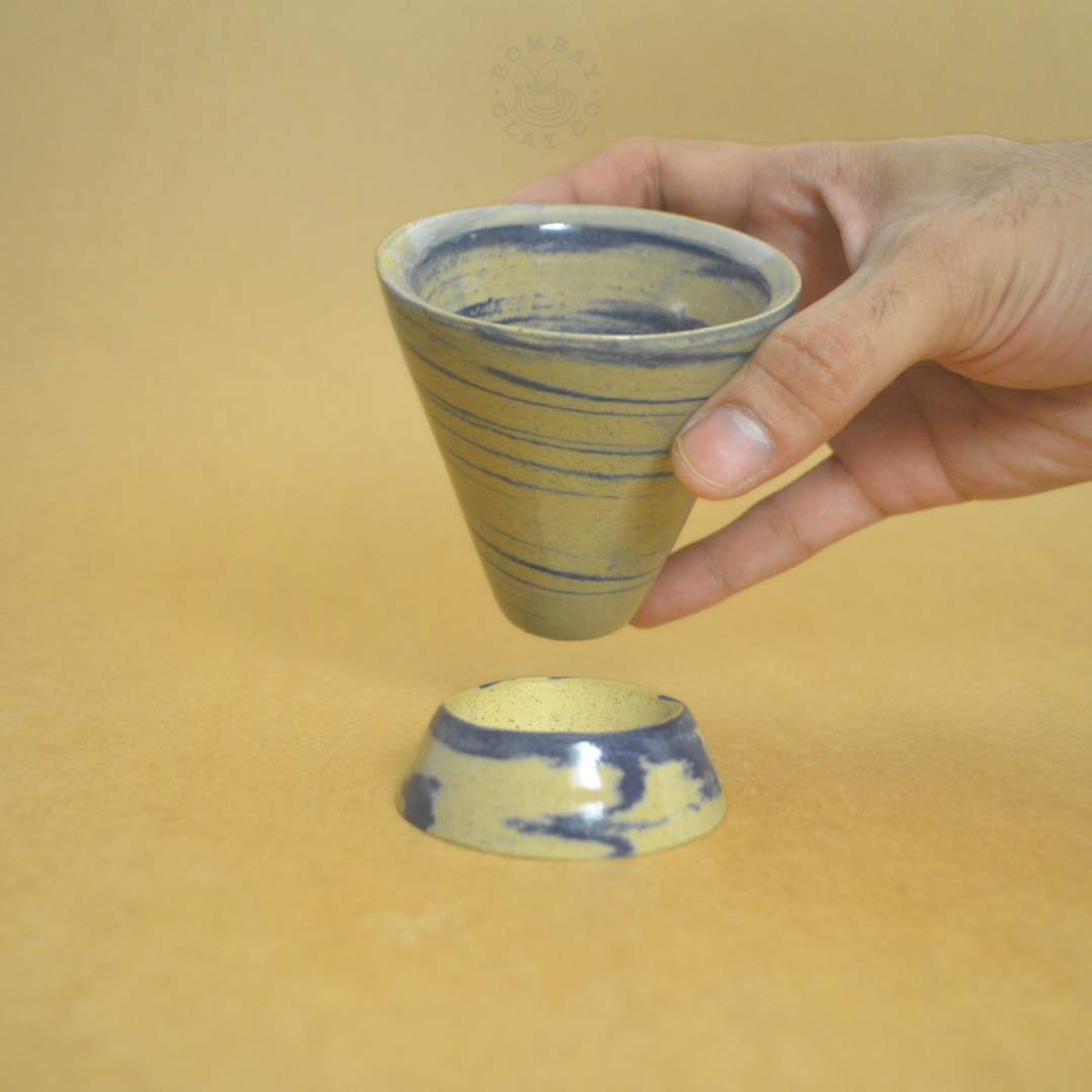 Glass | Nerikomi | Blue |