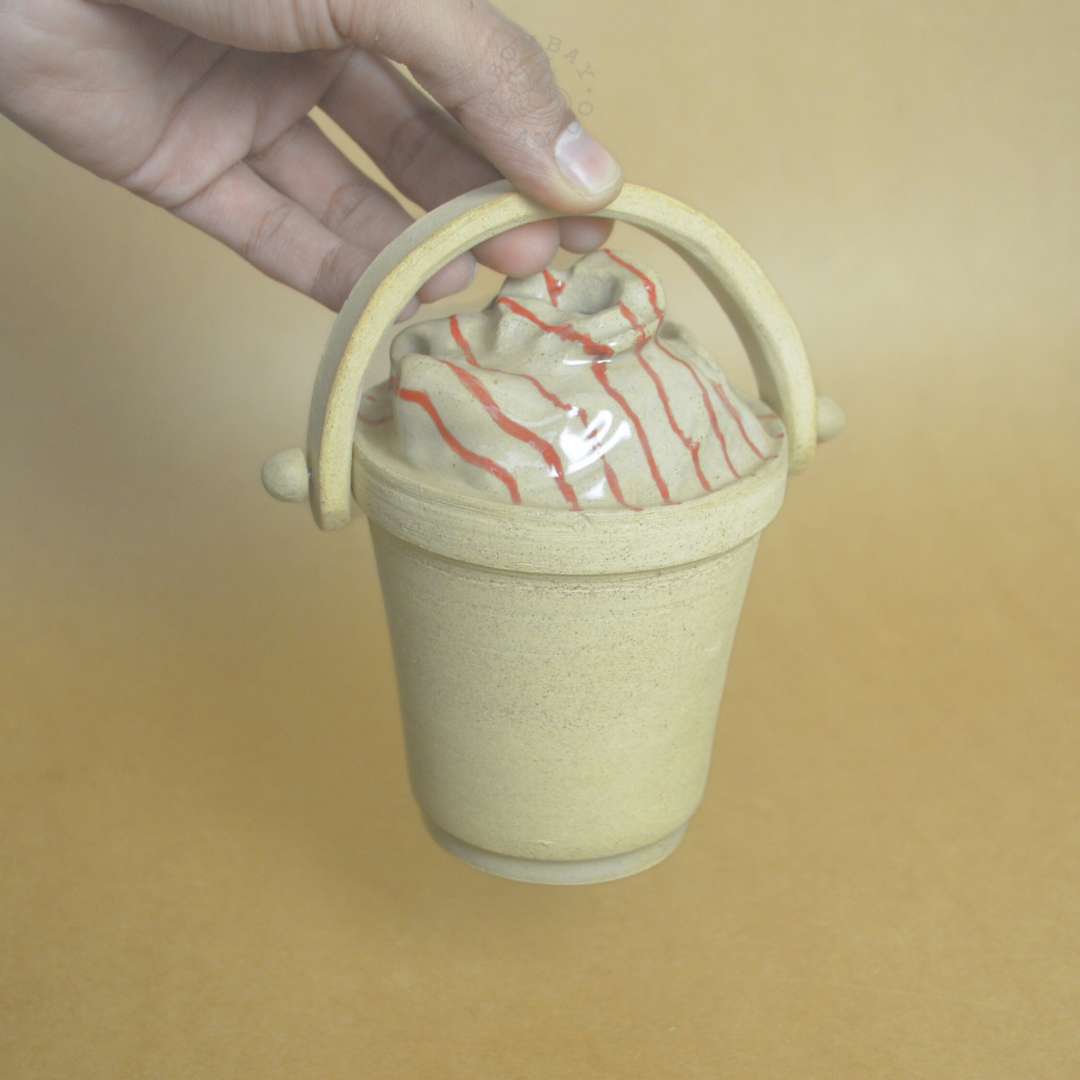 Vase | Everyday Things | Striped Red |