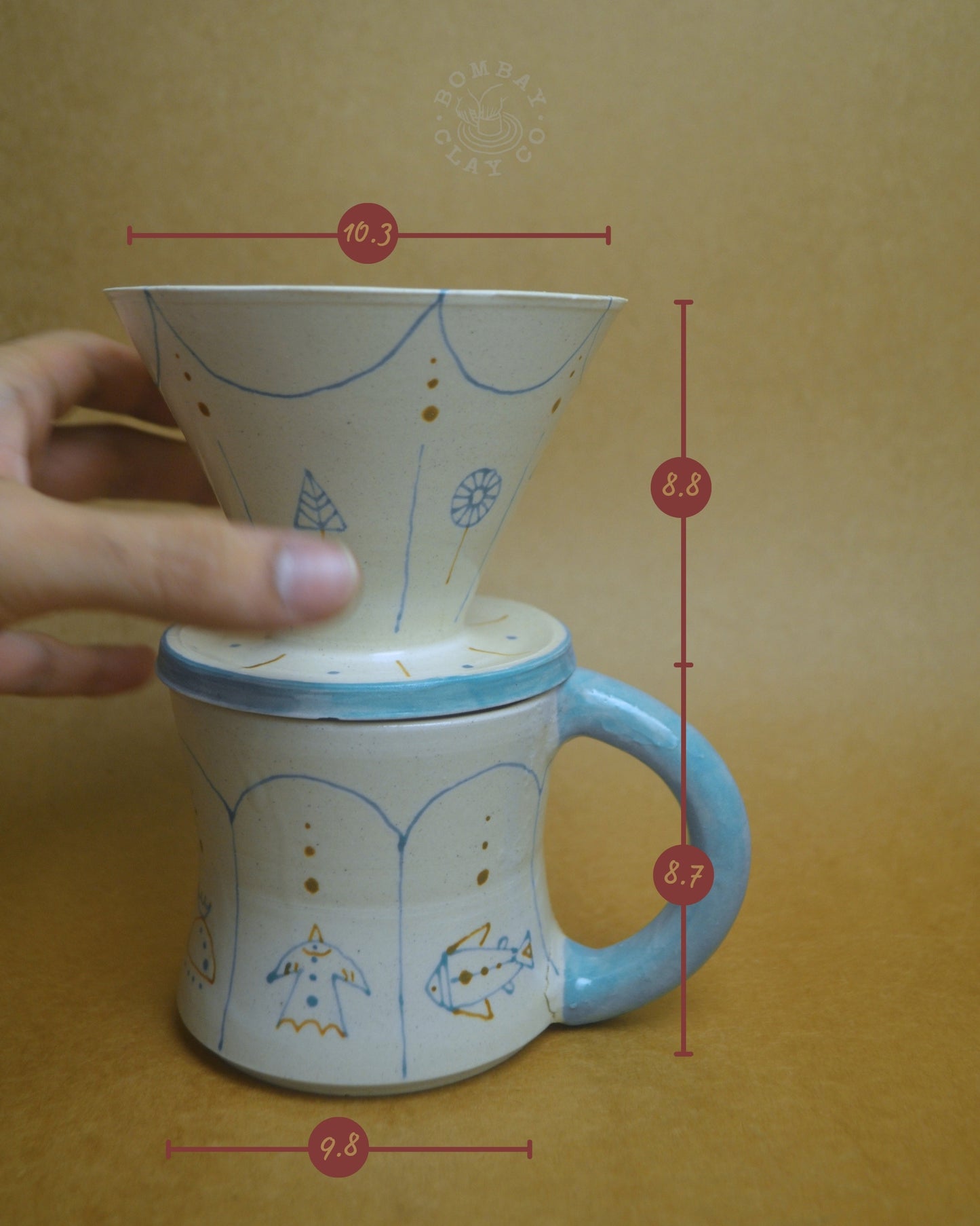 Coffee Pour Over Mug Set | Jungle Jam