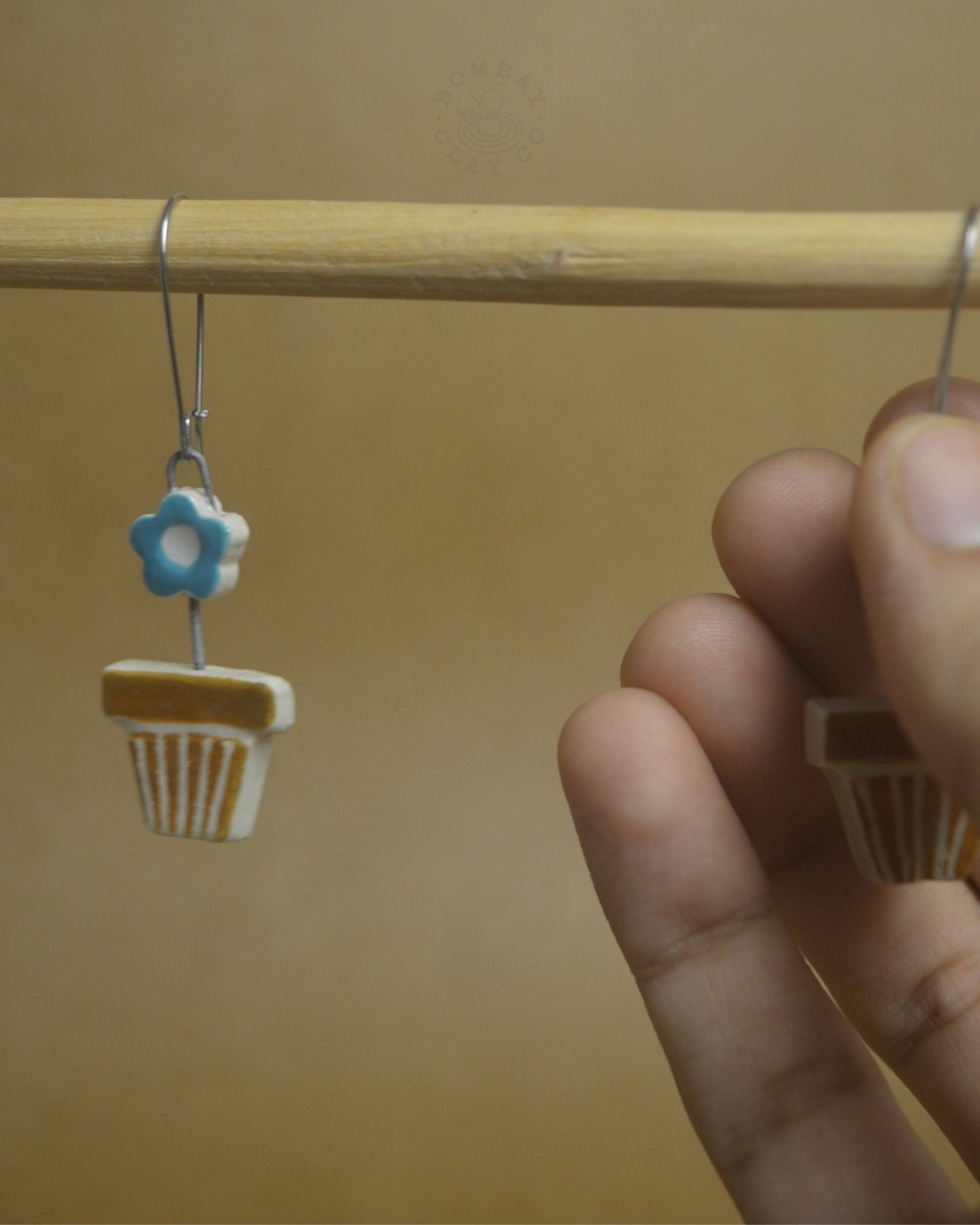 Earrings | Flower In A Pot