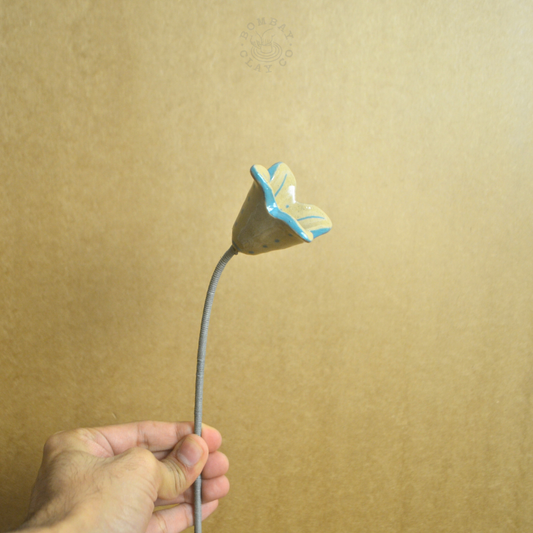 Objects On A Stick | Flower | Blue | #4