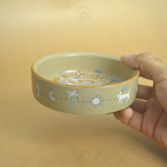 Small Bowl | Jungle Jam | Blue-Brown |