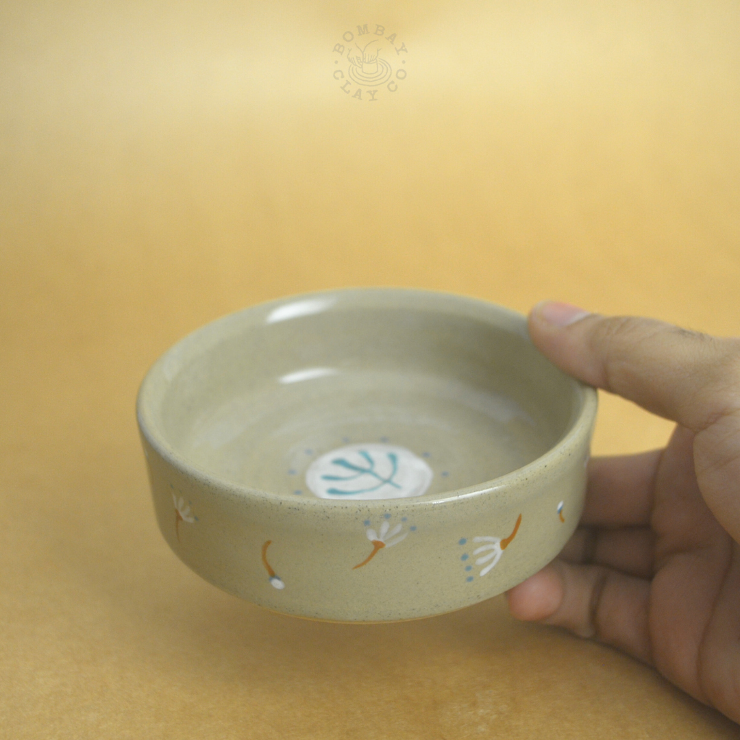 Small Bowl | Fallen Flowers | Blue-Brown |