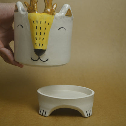 Animal Planter | Sanctuary | Antelope |