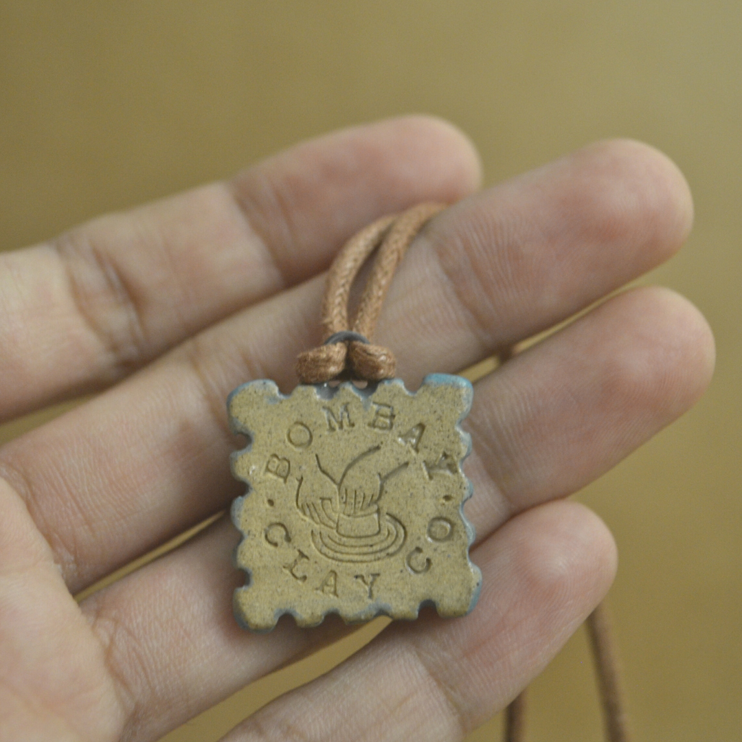 Necklace | Lines & Dots (Sun) | Blue |
