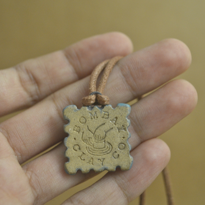 Necklace | Lines & Dots (Sun) | Blue |