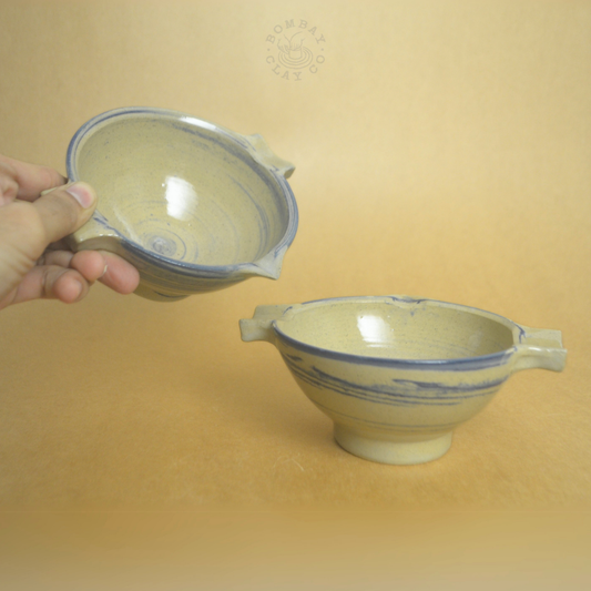Bowl | Nerikomi | Blue |