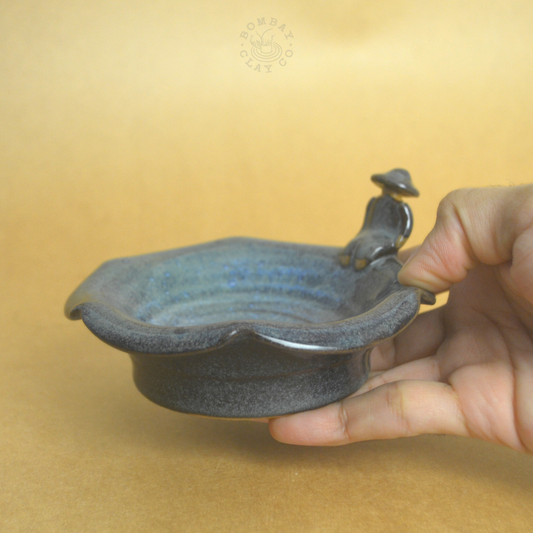 Small Plate with Person | Blue |