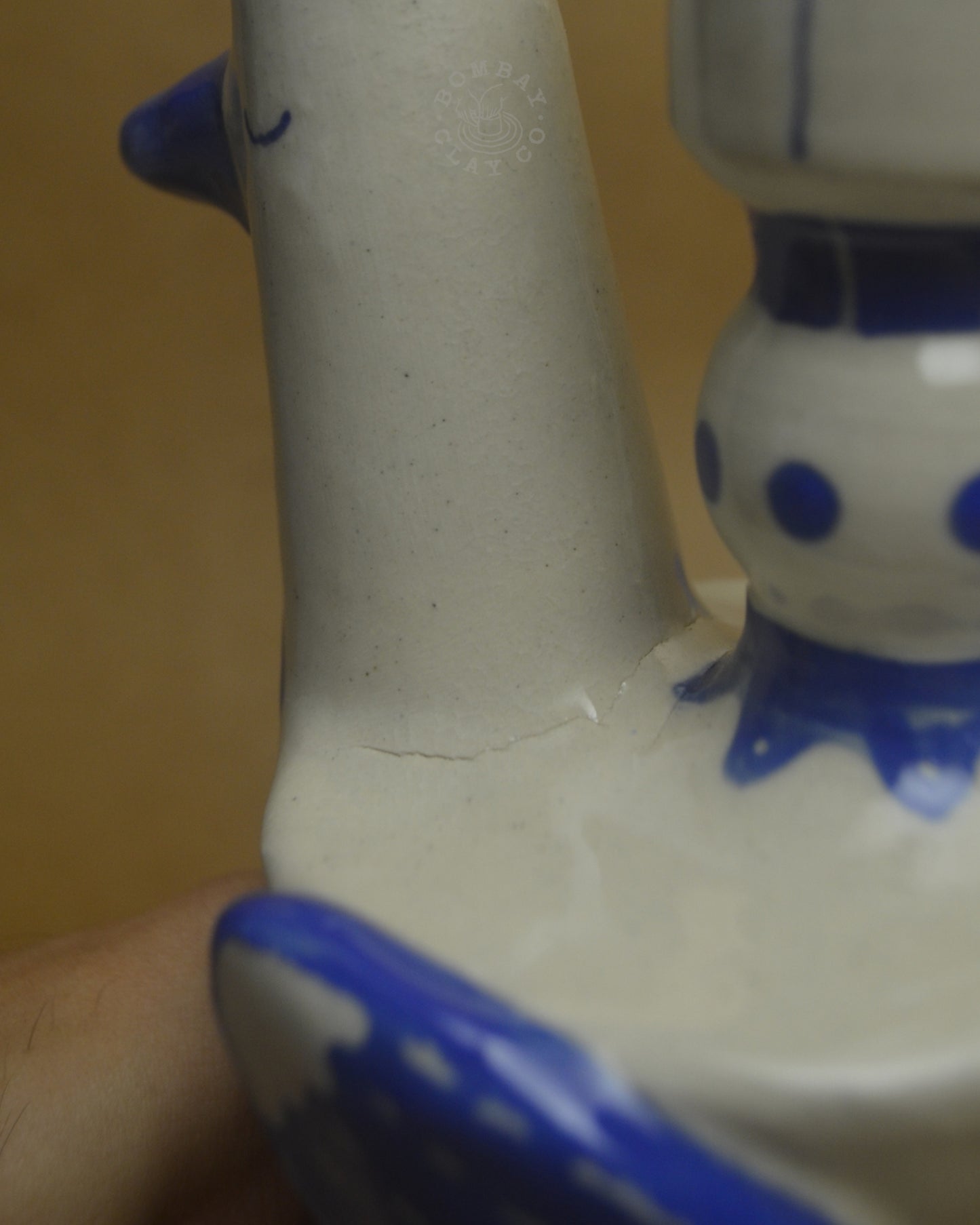 Candle Holder | Bird | Blue