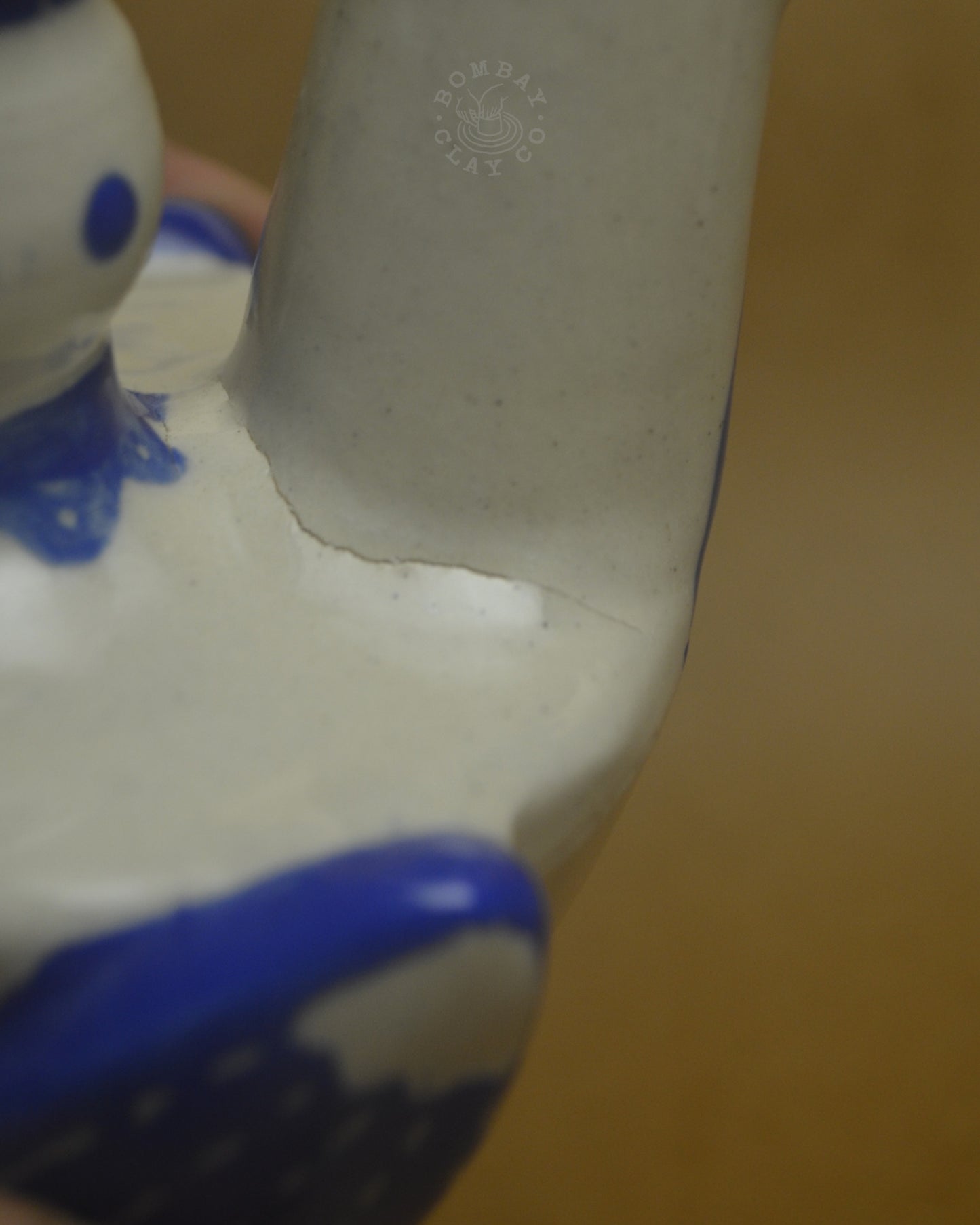 Candle Holder | Bird | Blue