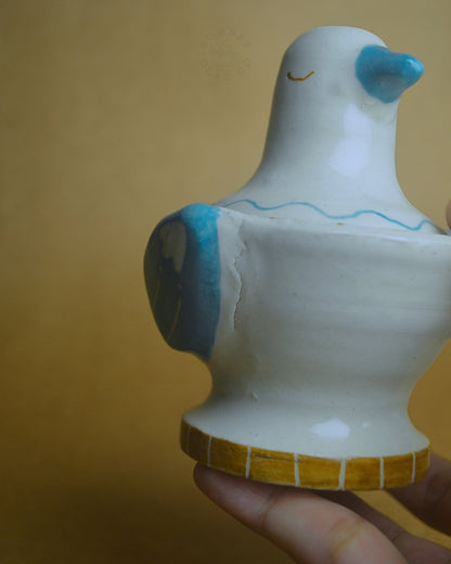 Dip Jar | Bird | Blue-Brown