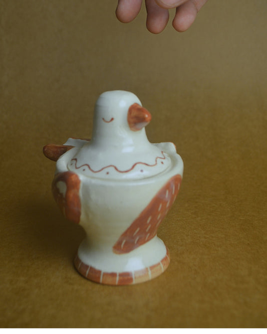 Dip Jar | Bird | Brown