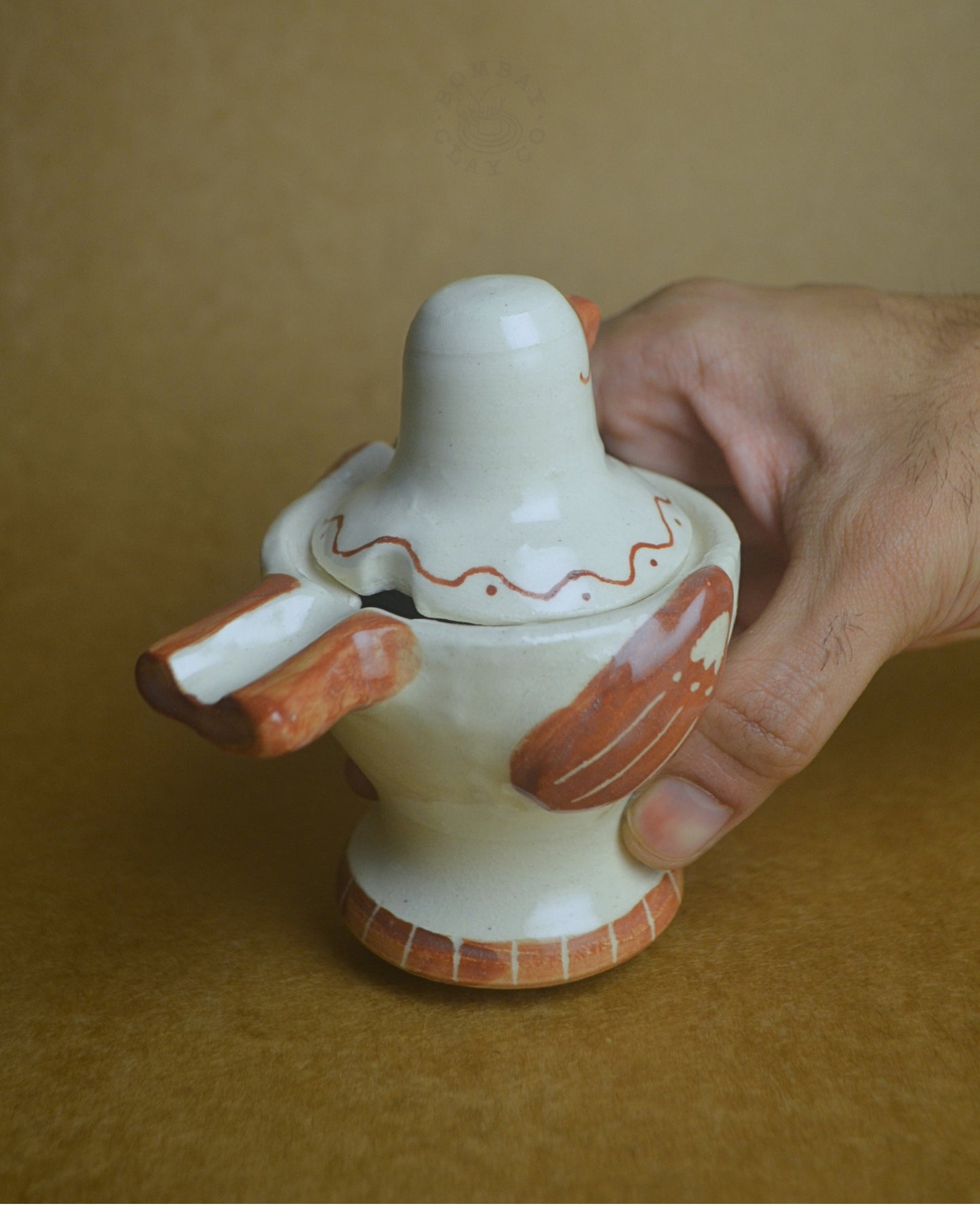 Dip Jar | Bird | Brown