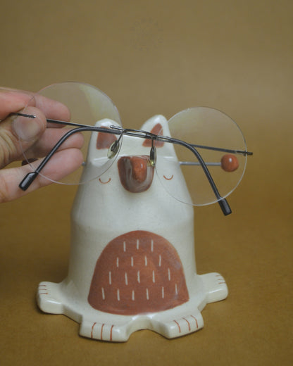 Eyeglasses and Phone Stand | Dog