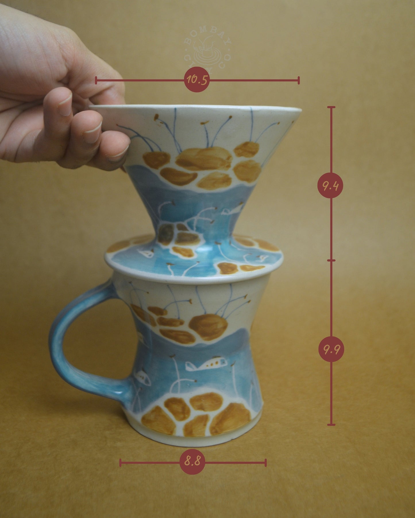 Coffee Pour Over Mug Set | Riverside