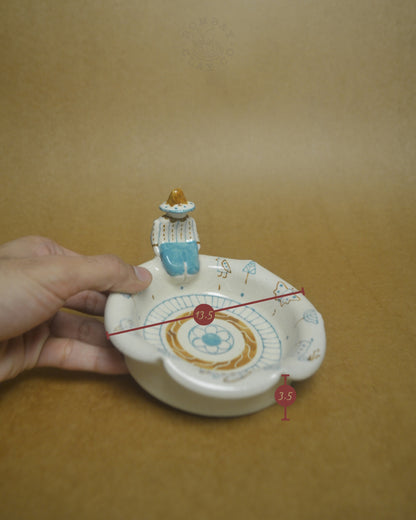 Small Plate | Man In A Hat