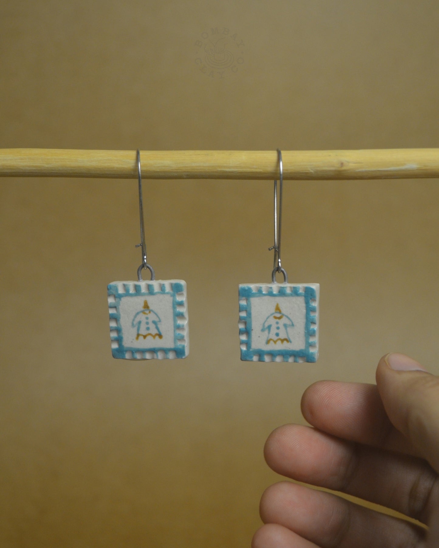 Earrings | Bird Postcard