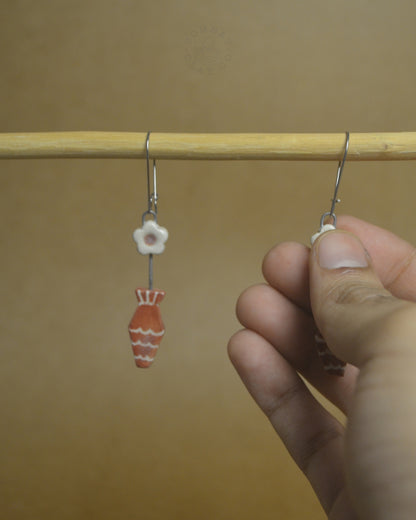 Earrings | Flower Vase