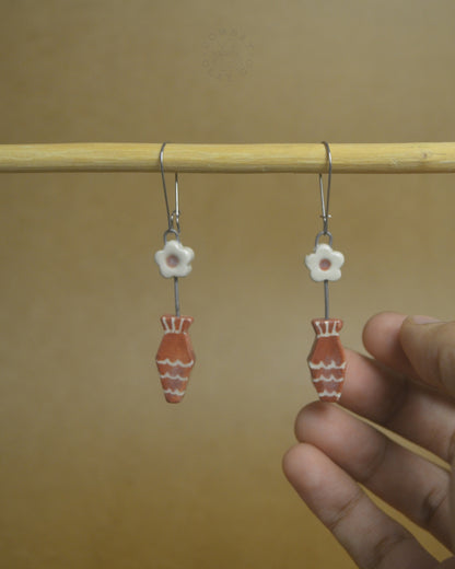 Earrings | Flower Vase