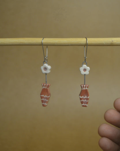 Earrings | Flower Vase