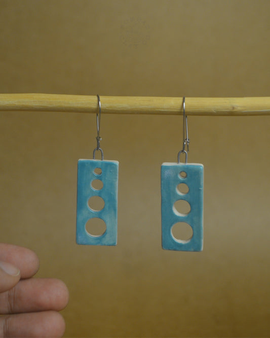 Earrings | Doppler | Blue