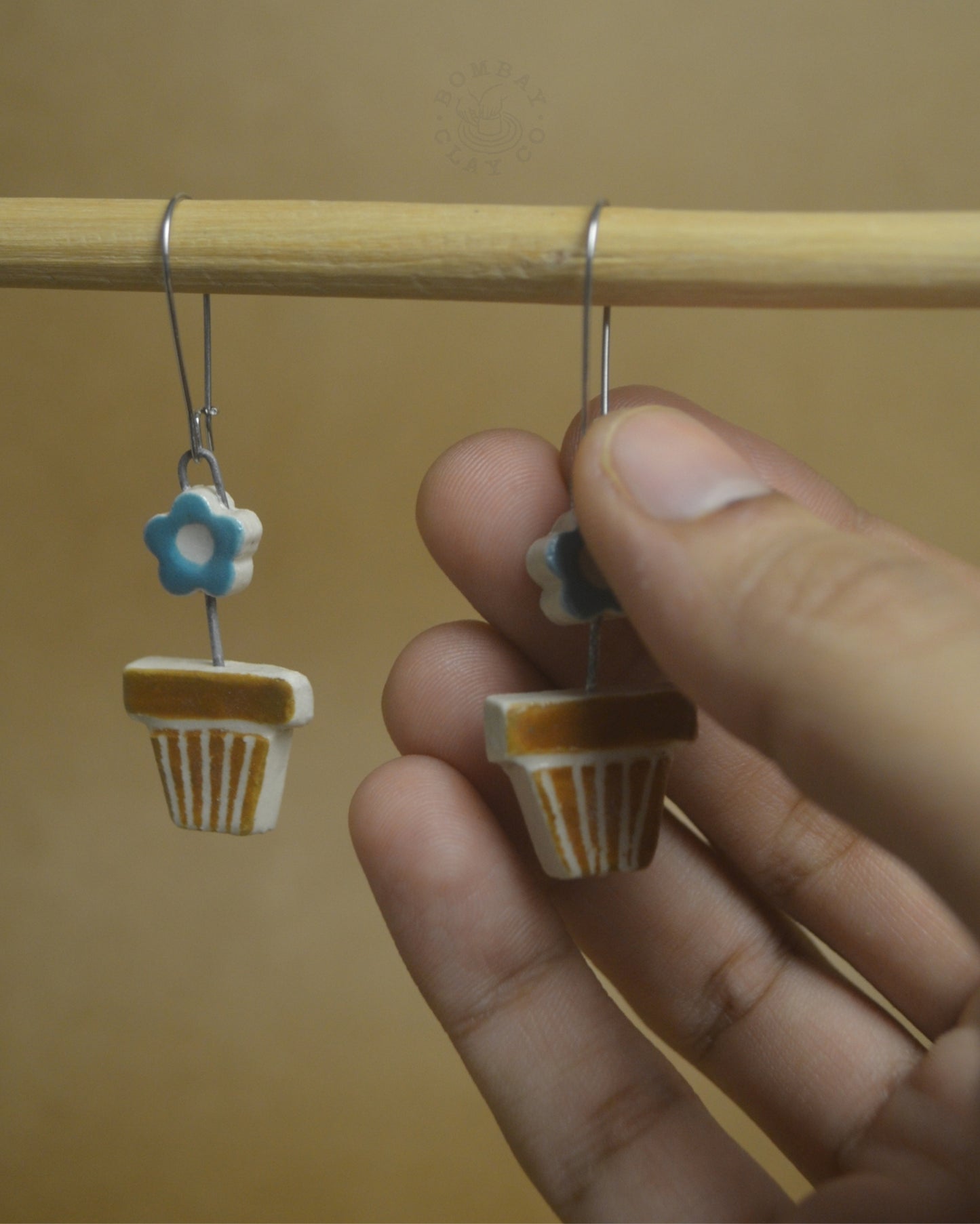 Earrings | Flower In A Pot