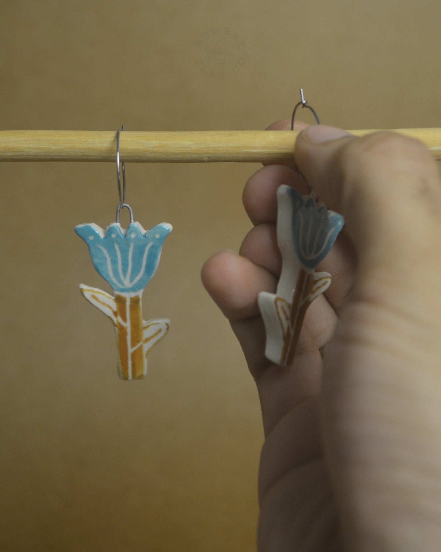 Earrings | Flower Stem
