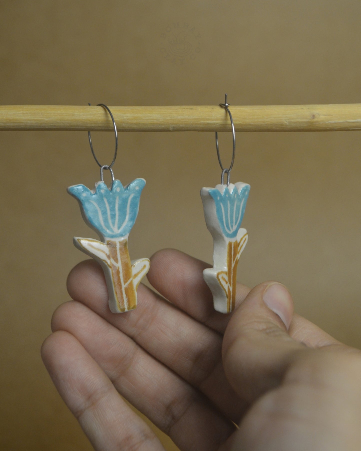 Earrings | Flower Stem