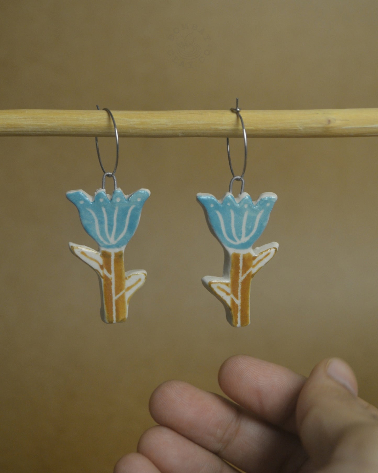 Earrings | Flower Stem