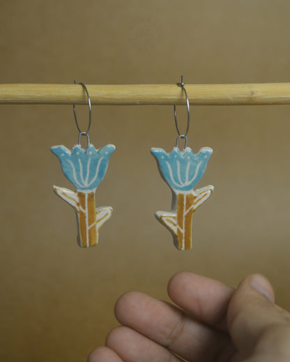Earrings | Flower Stem