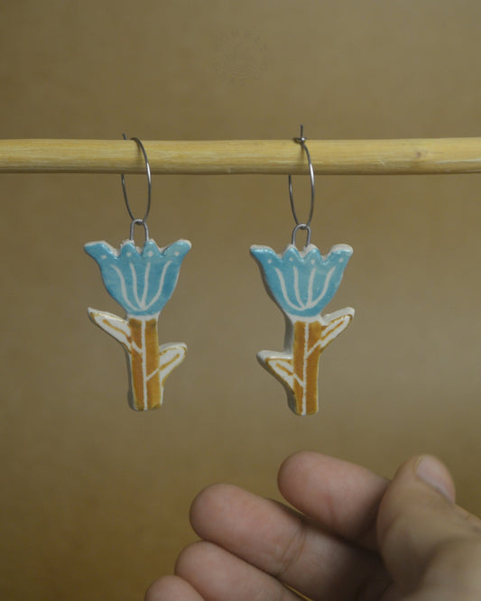 Earrings | Flower Stem