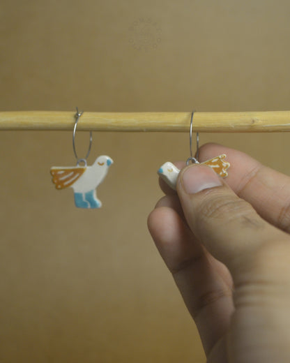 Earrings | Bird #2