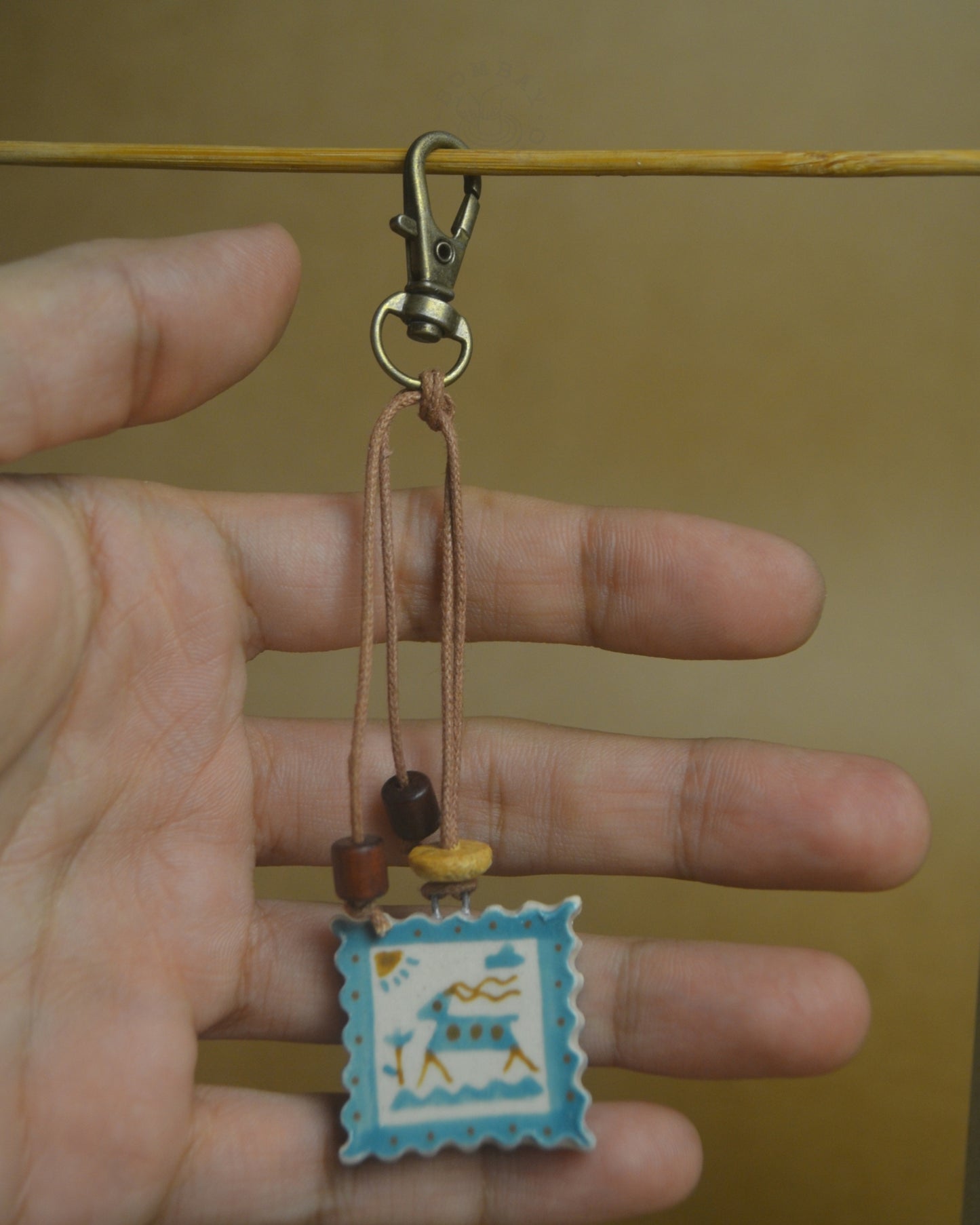 Bag Charm | Antelope & Bird Postcard
