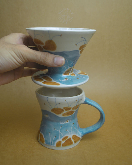 Coffee Pour Over Mug Set | Riverside