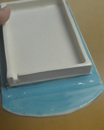 Butter Dish | House | Blue Brown